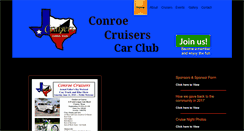 Desktop Screenshot of conroecruisers.com