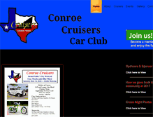 Tablet Screenshot of conroecruisers.com